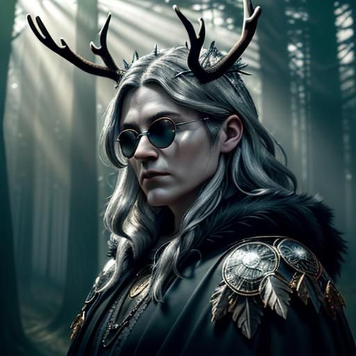 Child Satyr in Enchanted Forest: Cinematic Concept Art