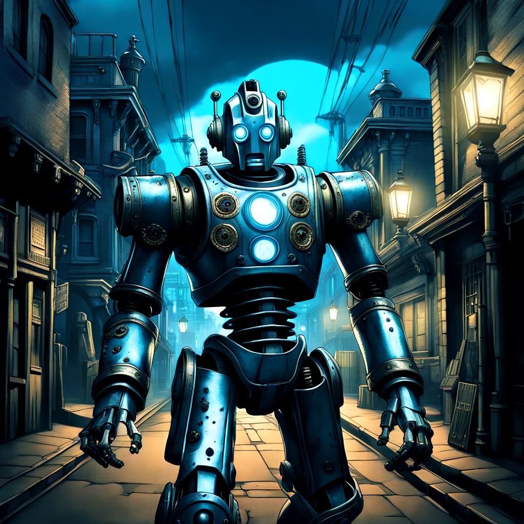 Clockwork Cyberman Runs Through Steampunk Canberra