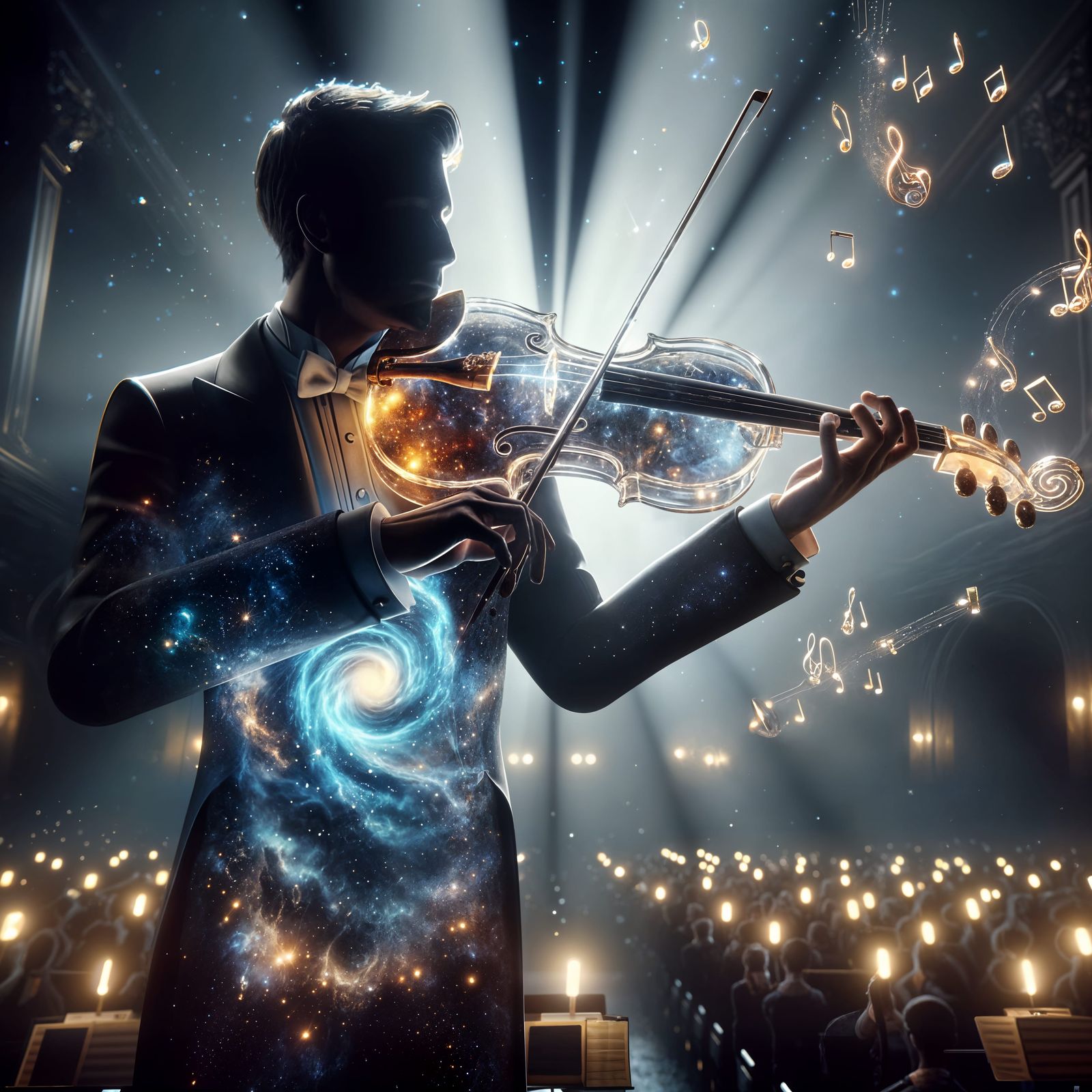 Royal Violinist Plays Galaxy Violin in Symphony