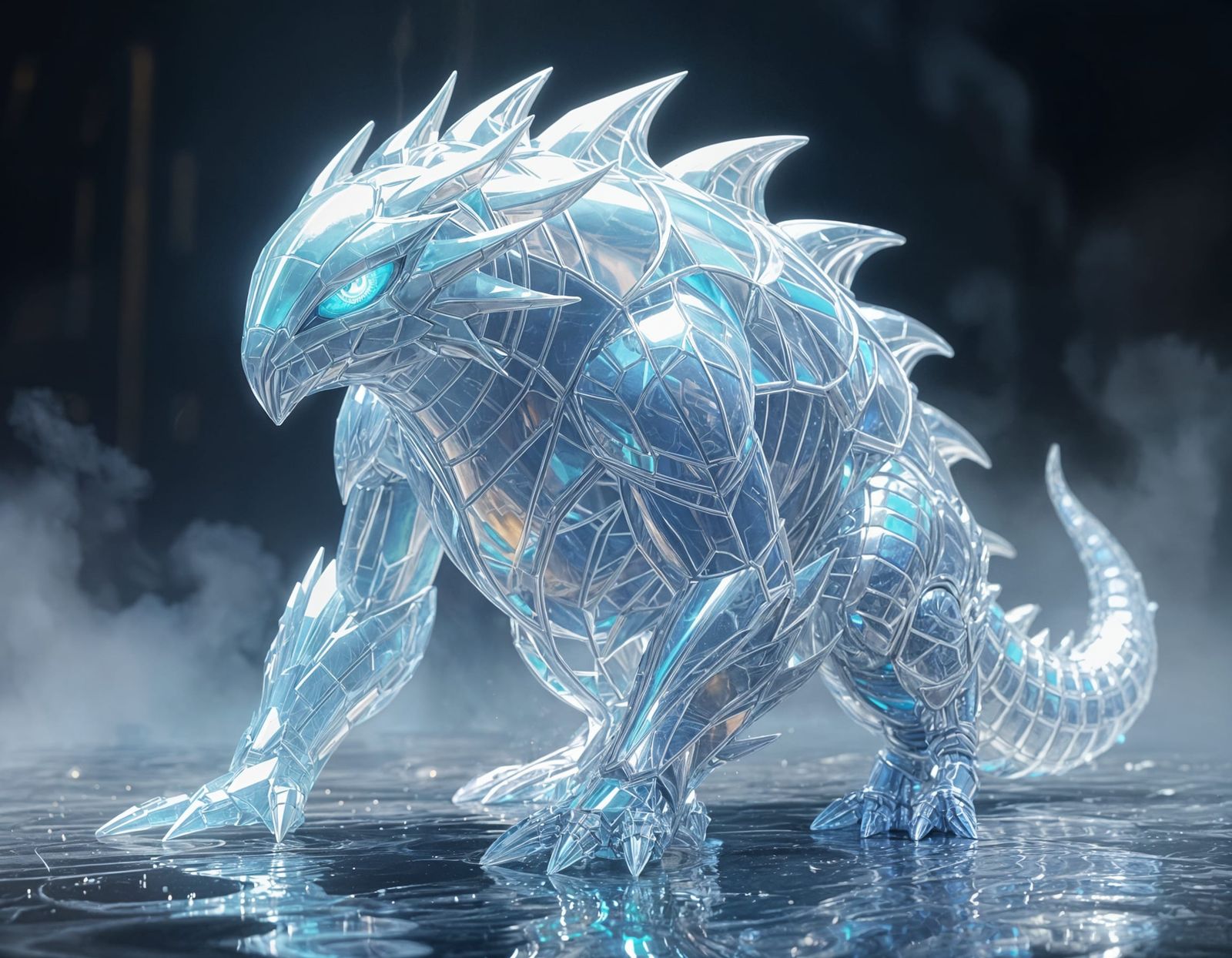Gelwave Armored Creature: 3D Living Incarnation