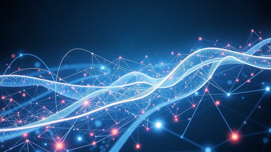 Ethereal AI Network in Hyperrealistic Cyberpunk Style