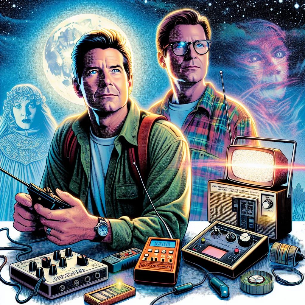 Ghost Hunters Investigate Paranormal Activity with Static TV