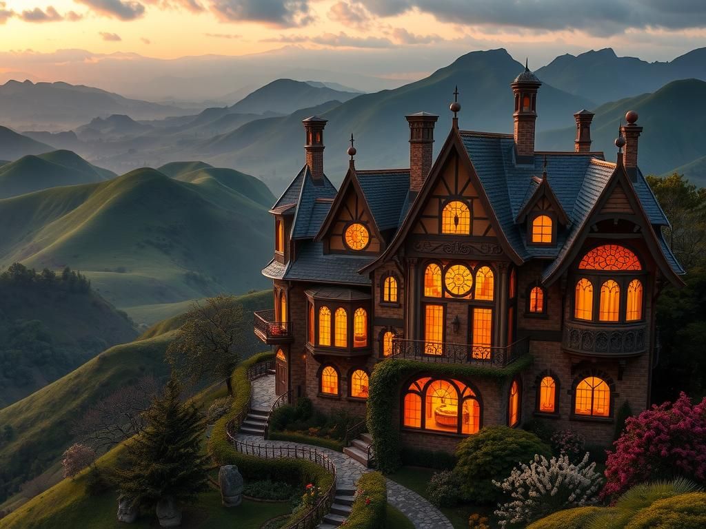 Folk Apartments in Emerald Hills: A Gothic Dreamscape