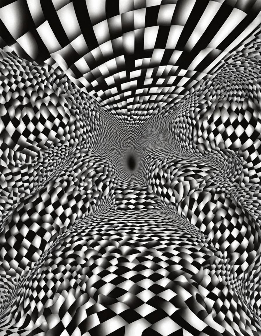 Visually Perplexing Optical Illusion Art