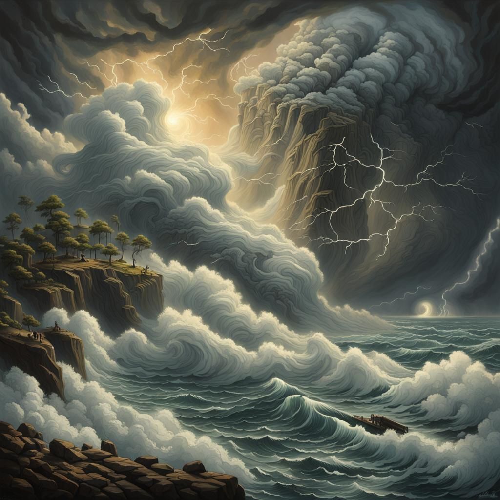 Dramatic Display of Nature's Destructive Forces