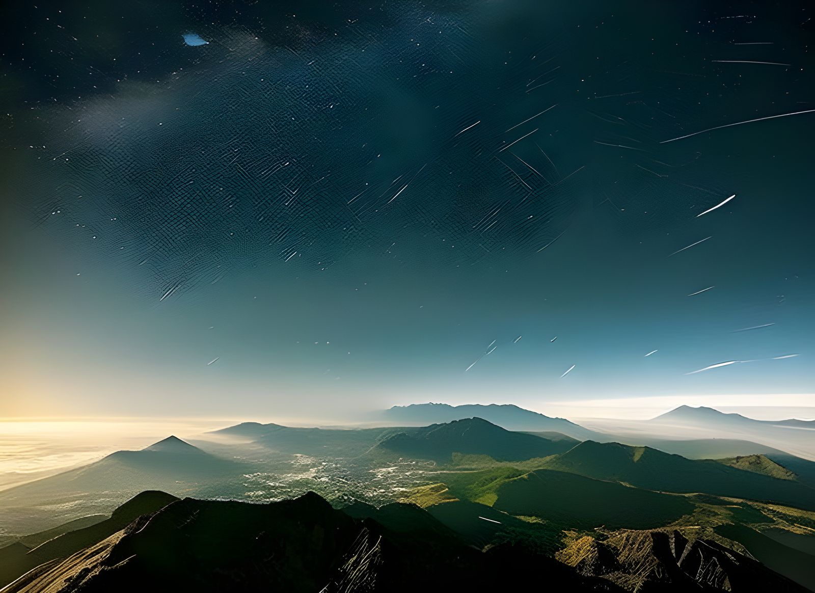 Deconstructed Nervous System: Hyperdetailed Surreal Landscap...