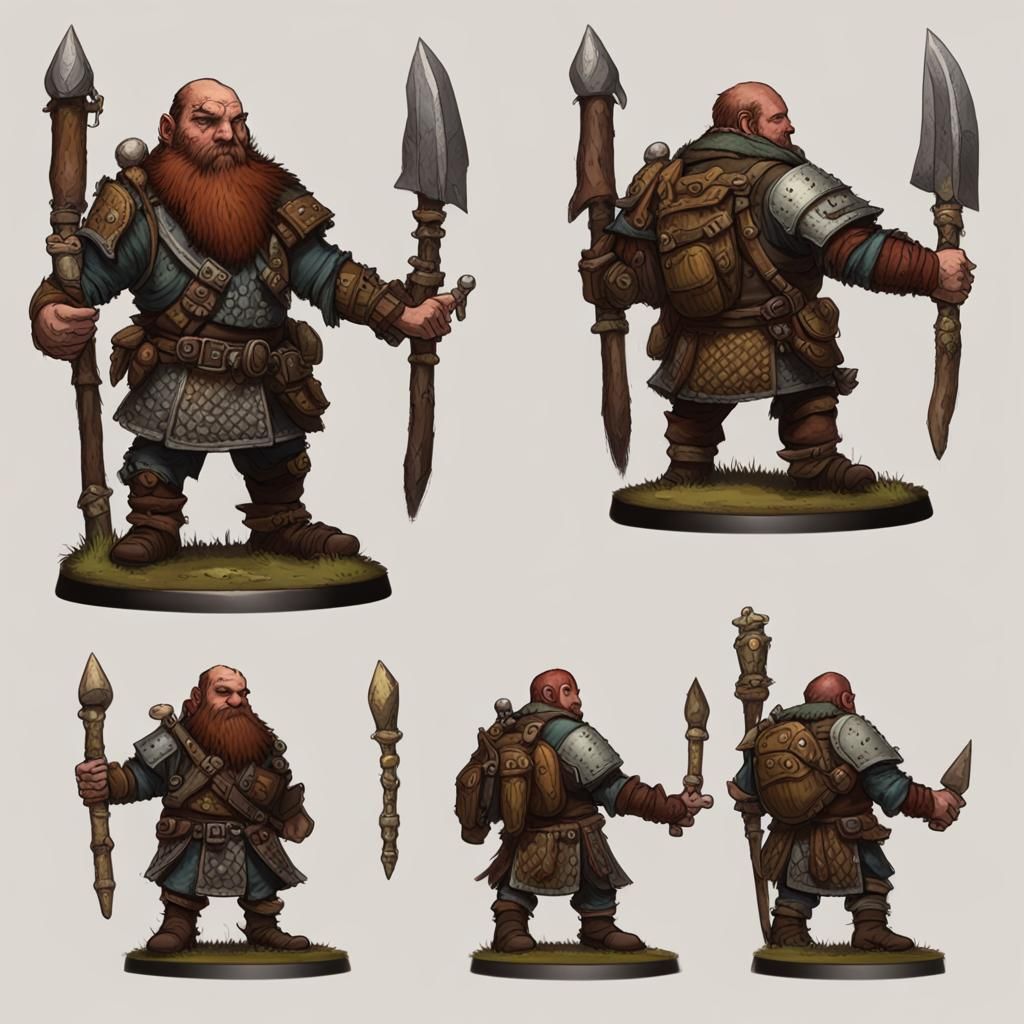 Bog Marsh Dwarf Mercenary