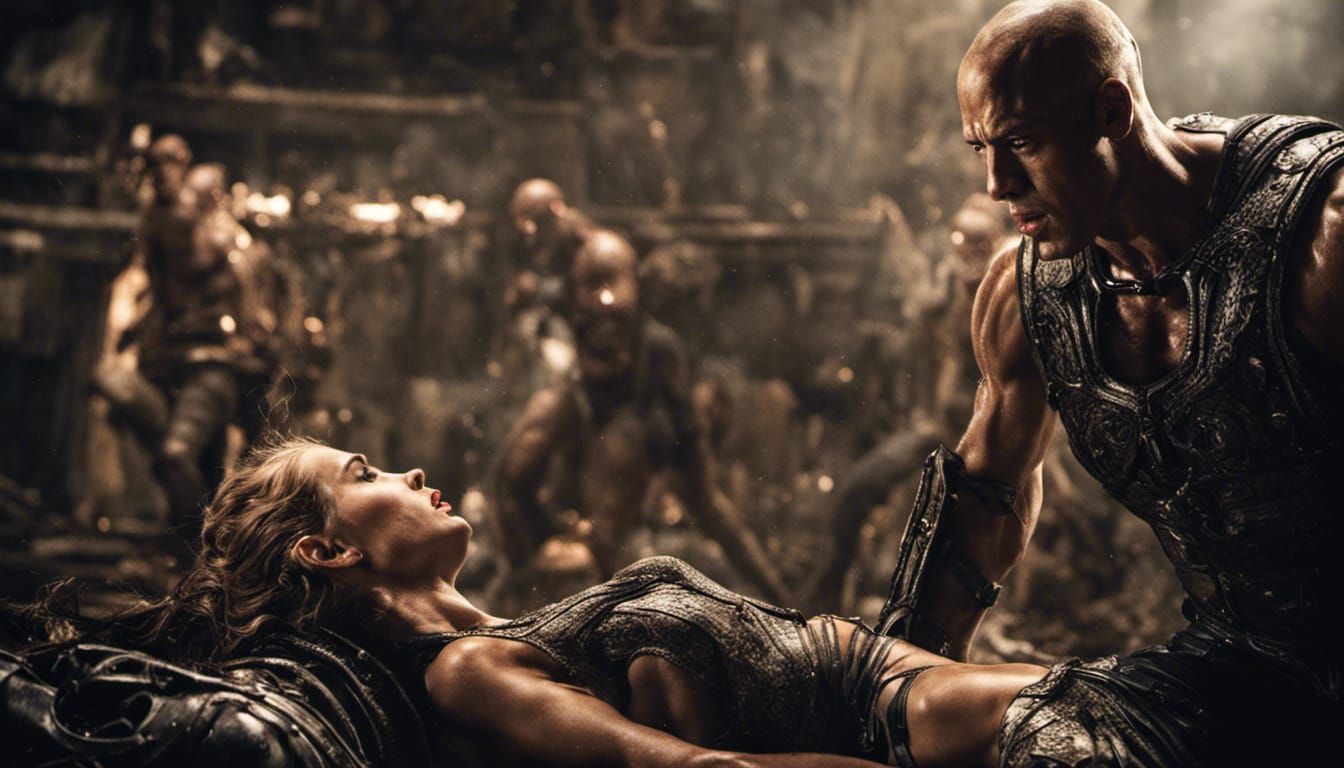 Hyperrealistic Sci-Fi Character in Action