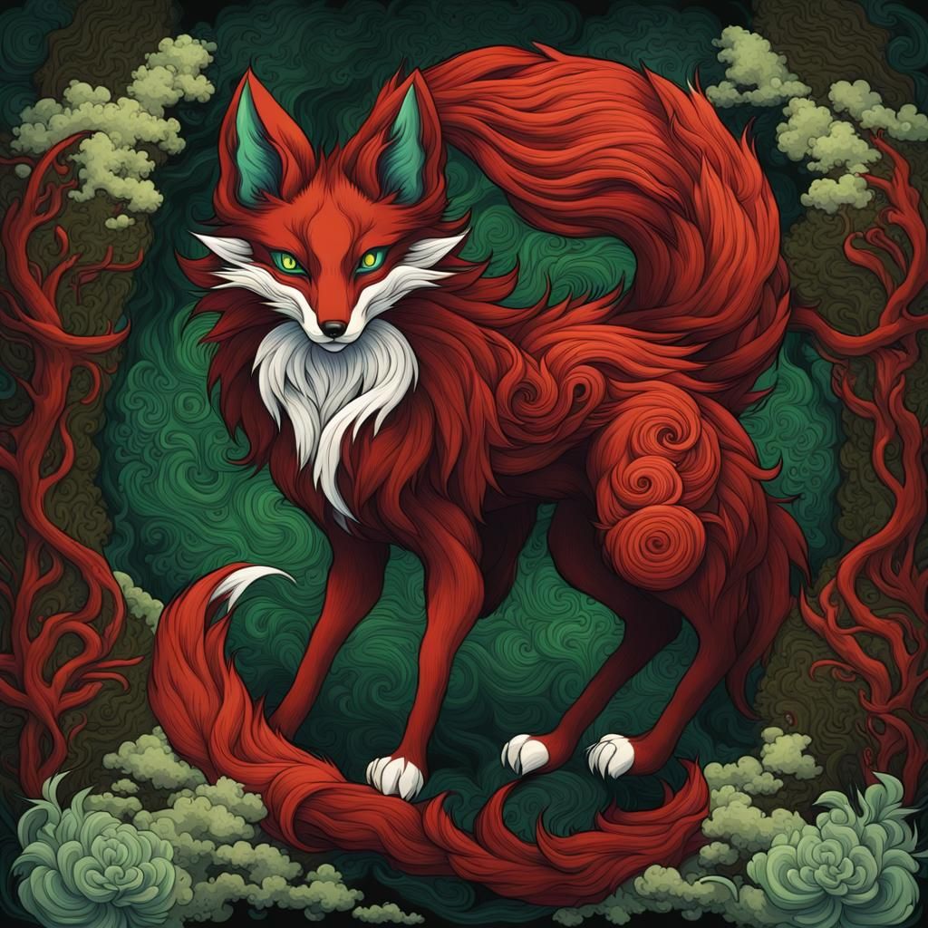 Kitsune, dark fairytale