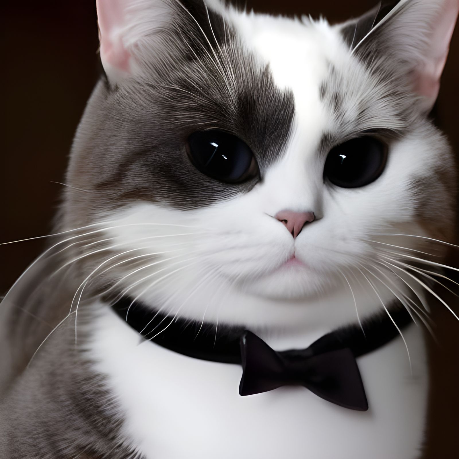 Cat in Tuxedo with Volumetric Lighting