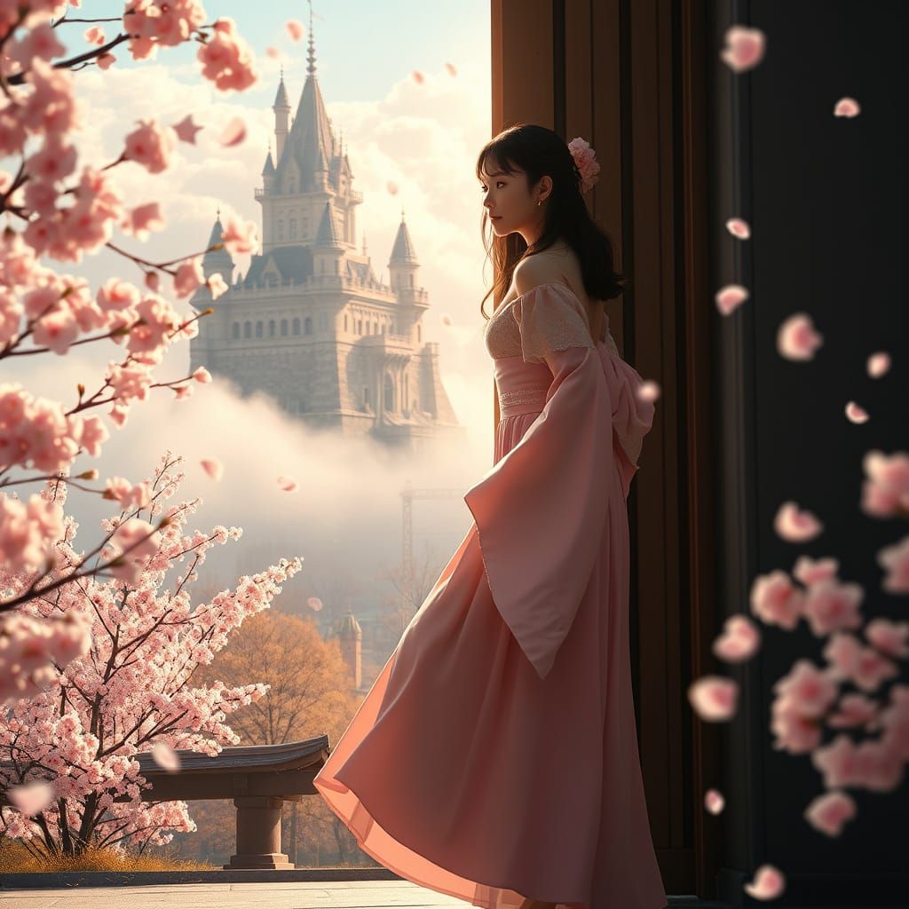 A Young Woman Discovers a Whimsical Ghibli-Style Fantasy Wor...