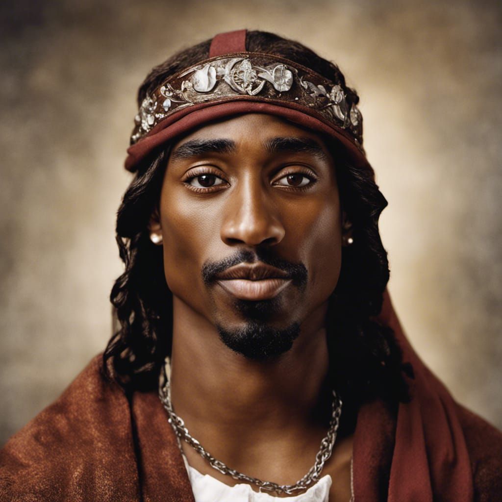 Black Jesus in Medieval Garb: Realistic Portrait