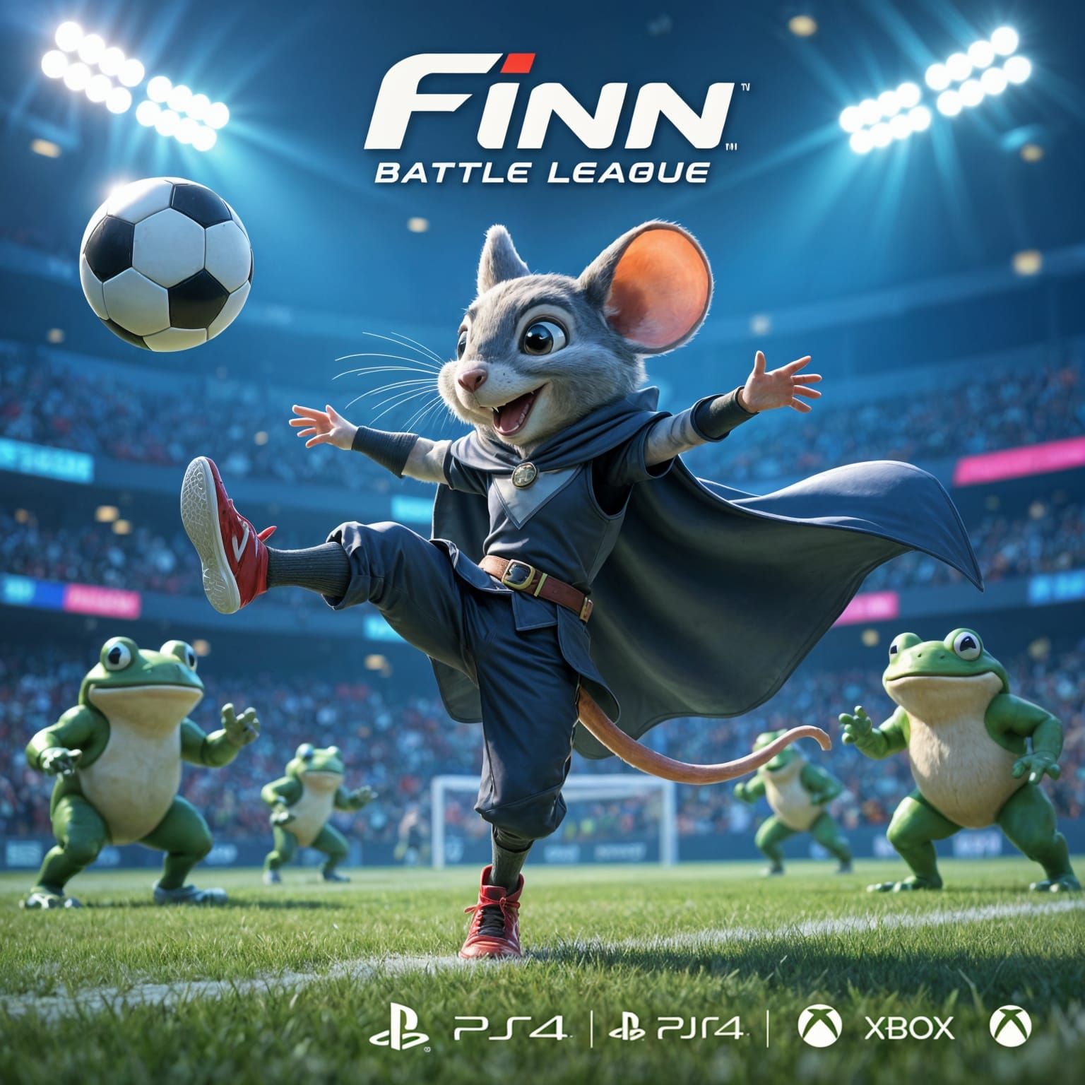 Finn: Battle League - Sports Game Cover Art