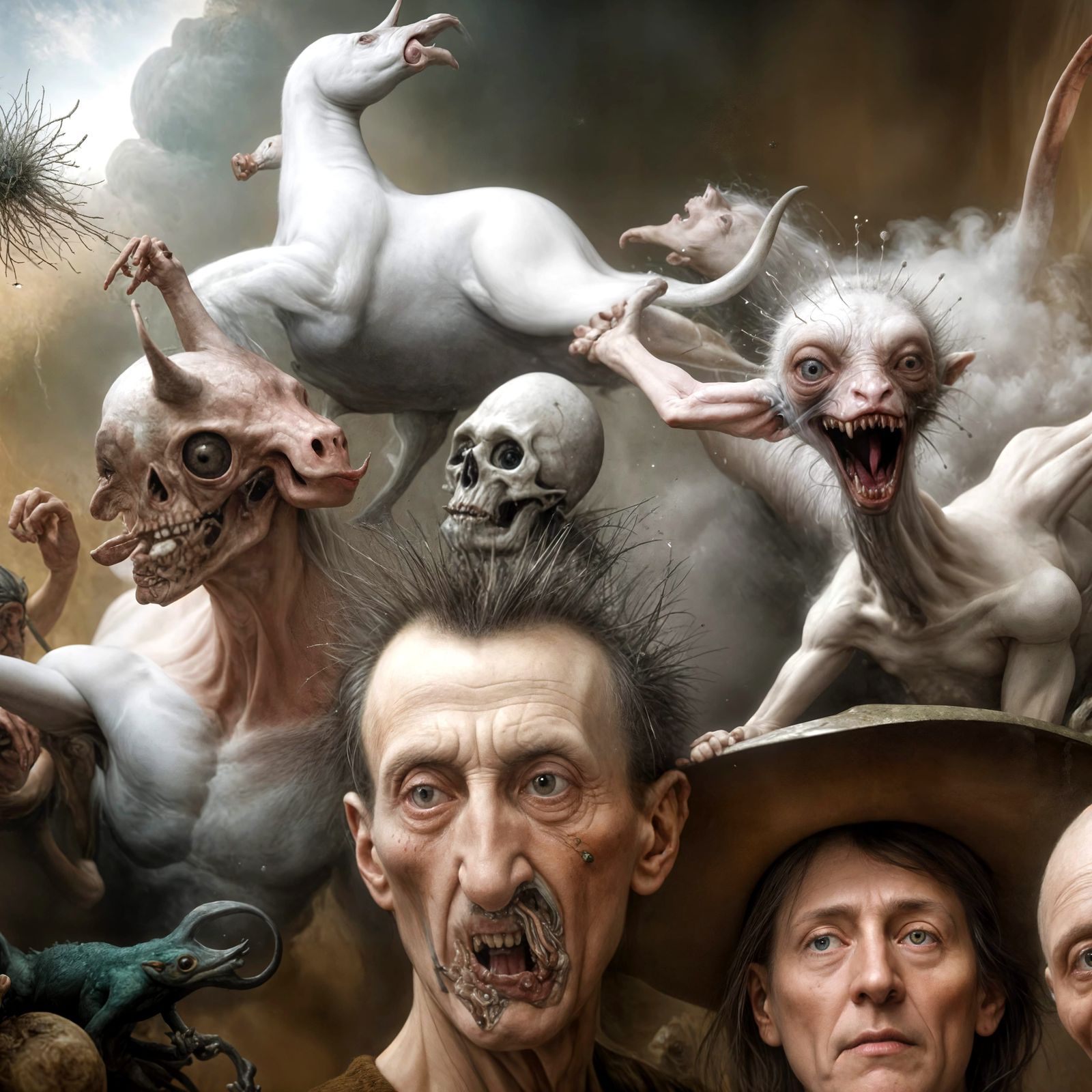 He's of two minds about most things...