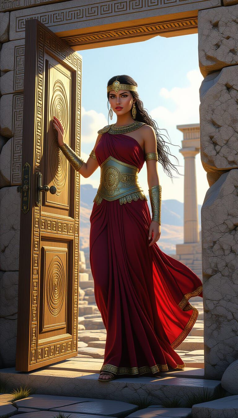 Macedonian Goddess Opens Door to Cybertronic World