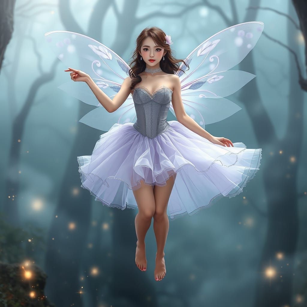 Fantasy Fairy Floats in Enchanted Forest