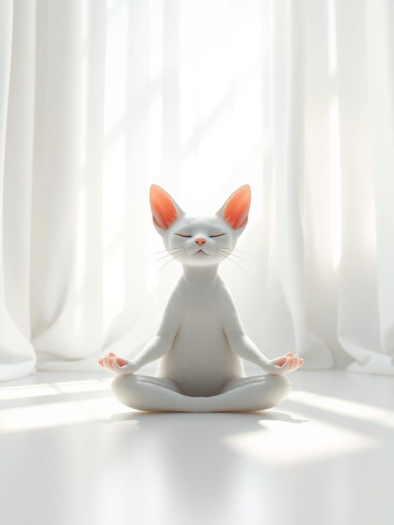 Ethereal White Sanctuary in Radiant Light