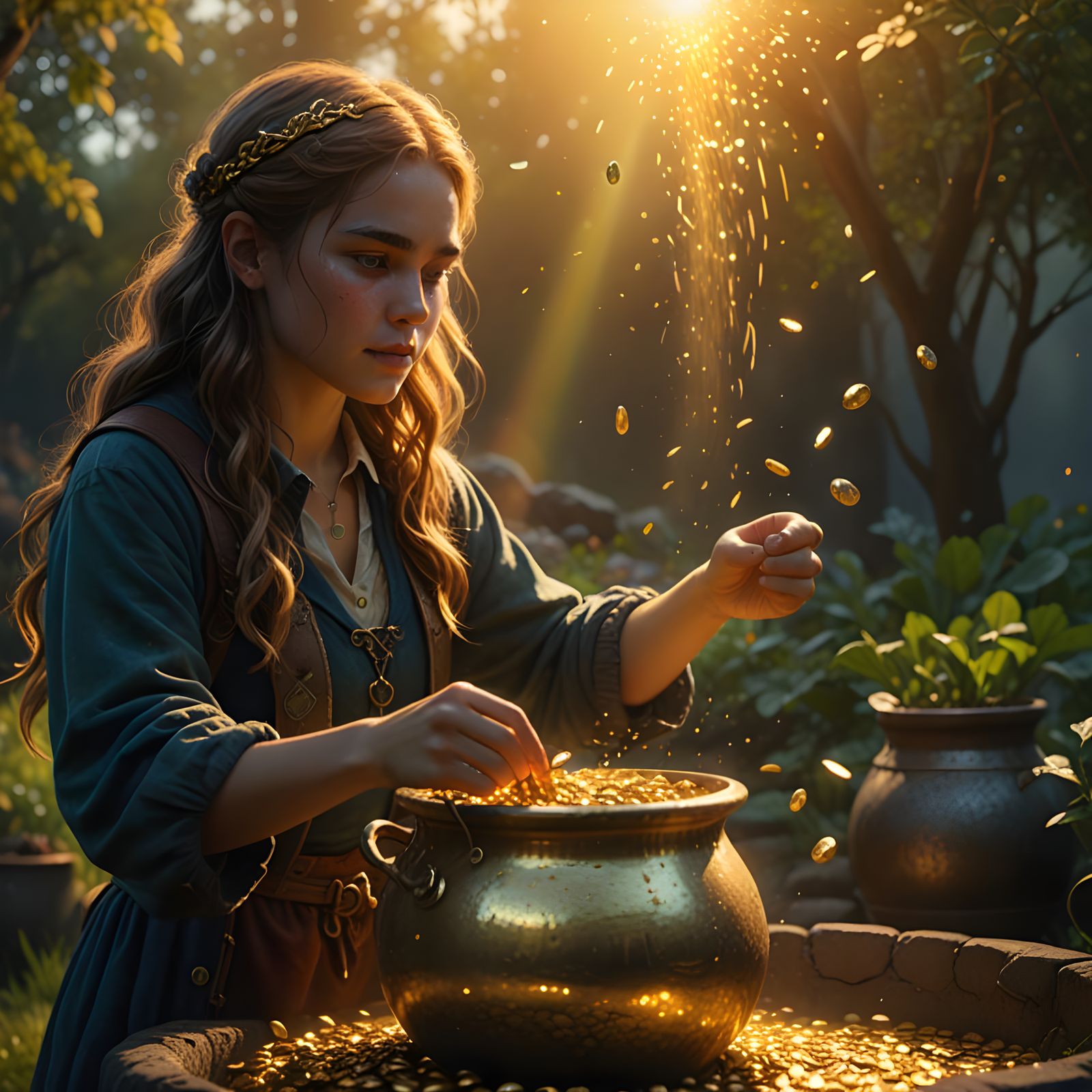 Pot of Gold Found Over the Rainbow