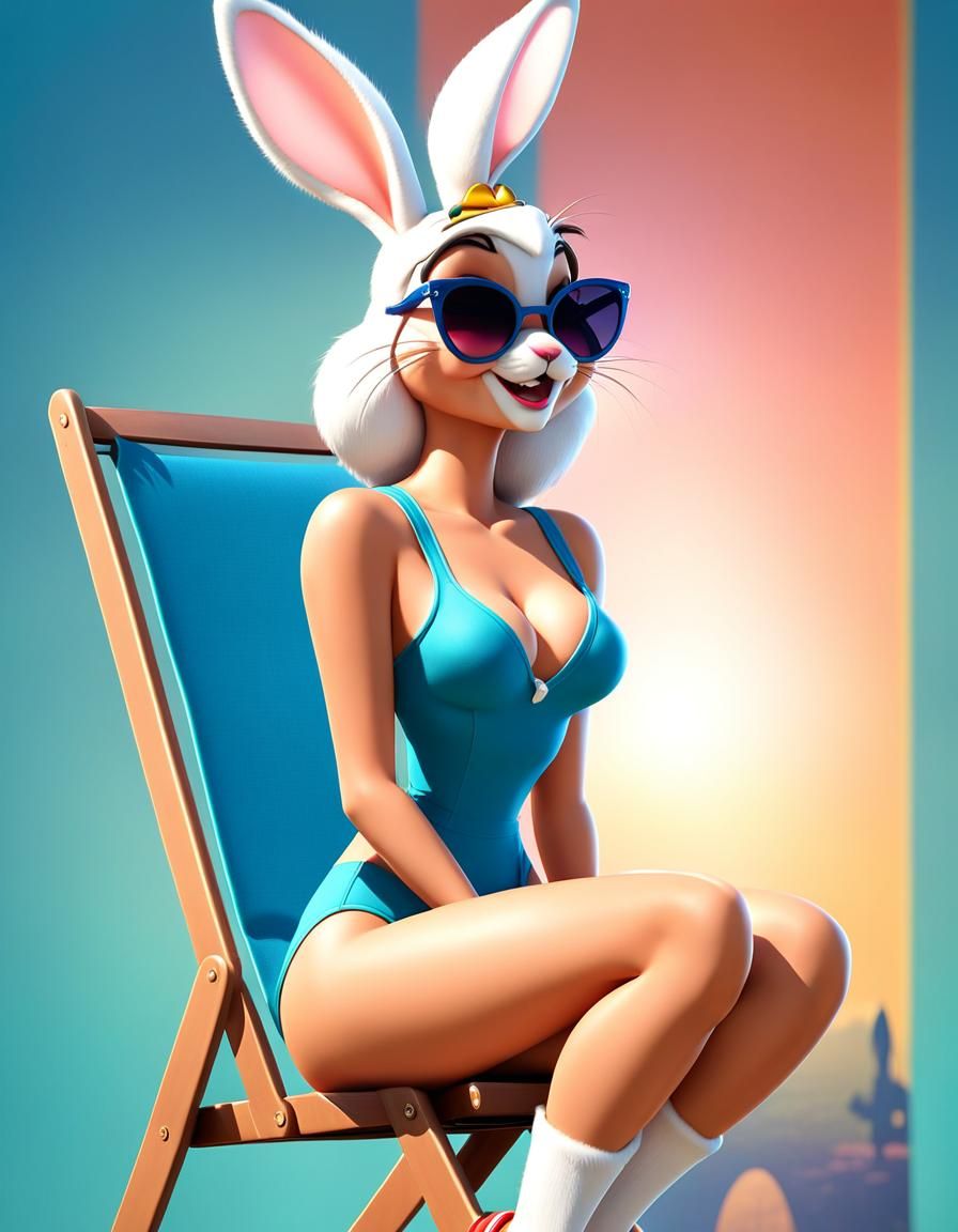 Lola Bunny in the spotlight