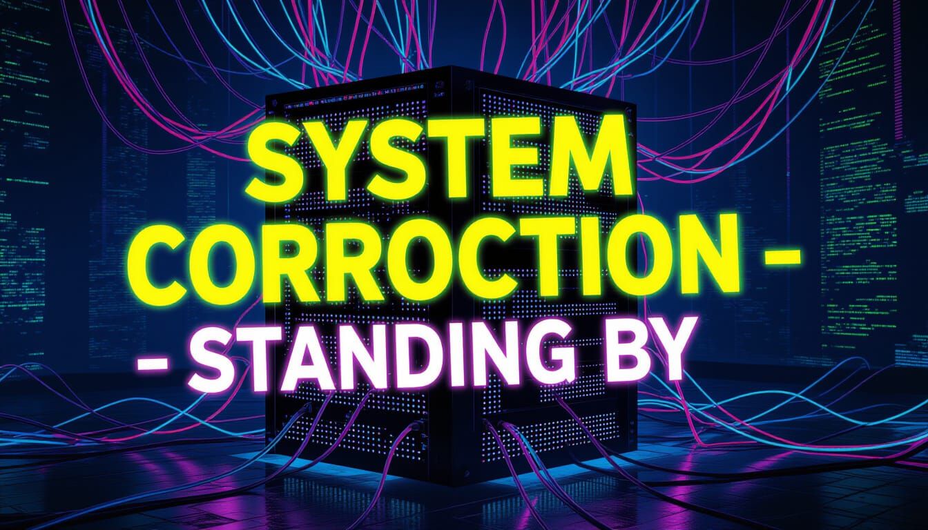 Cyberpunk Graffiti: System Corruption in Neon