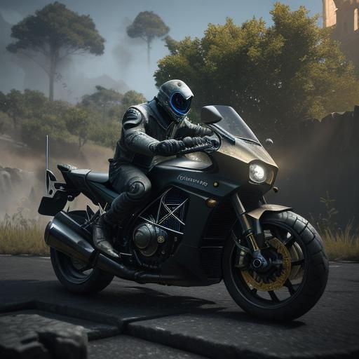 Epic Futuristic Vehicle Rendered in 3D