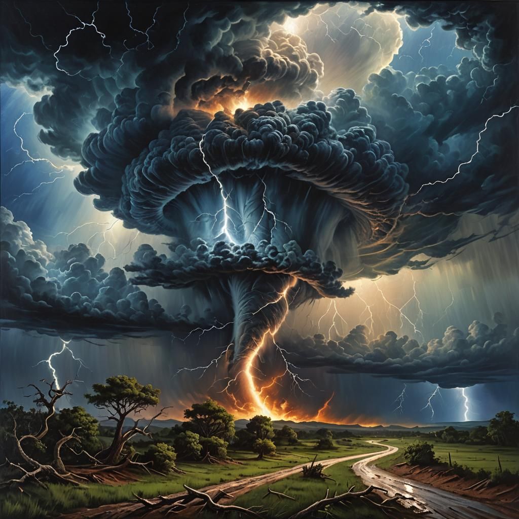 Paradise Planet Ravaged by Surreal Storm