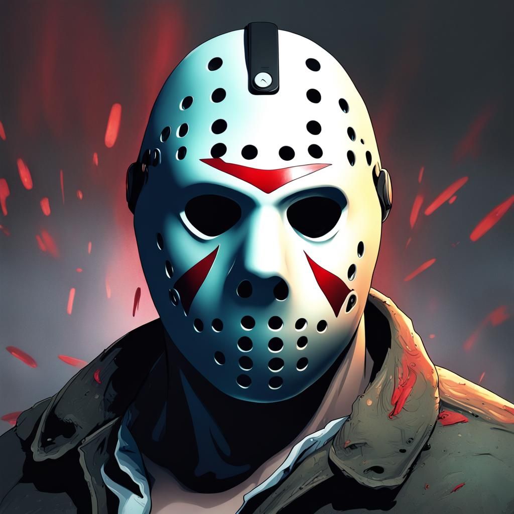 Hyperdetailed Portrait of Jason Voorhees