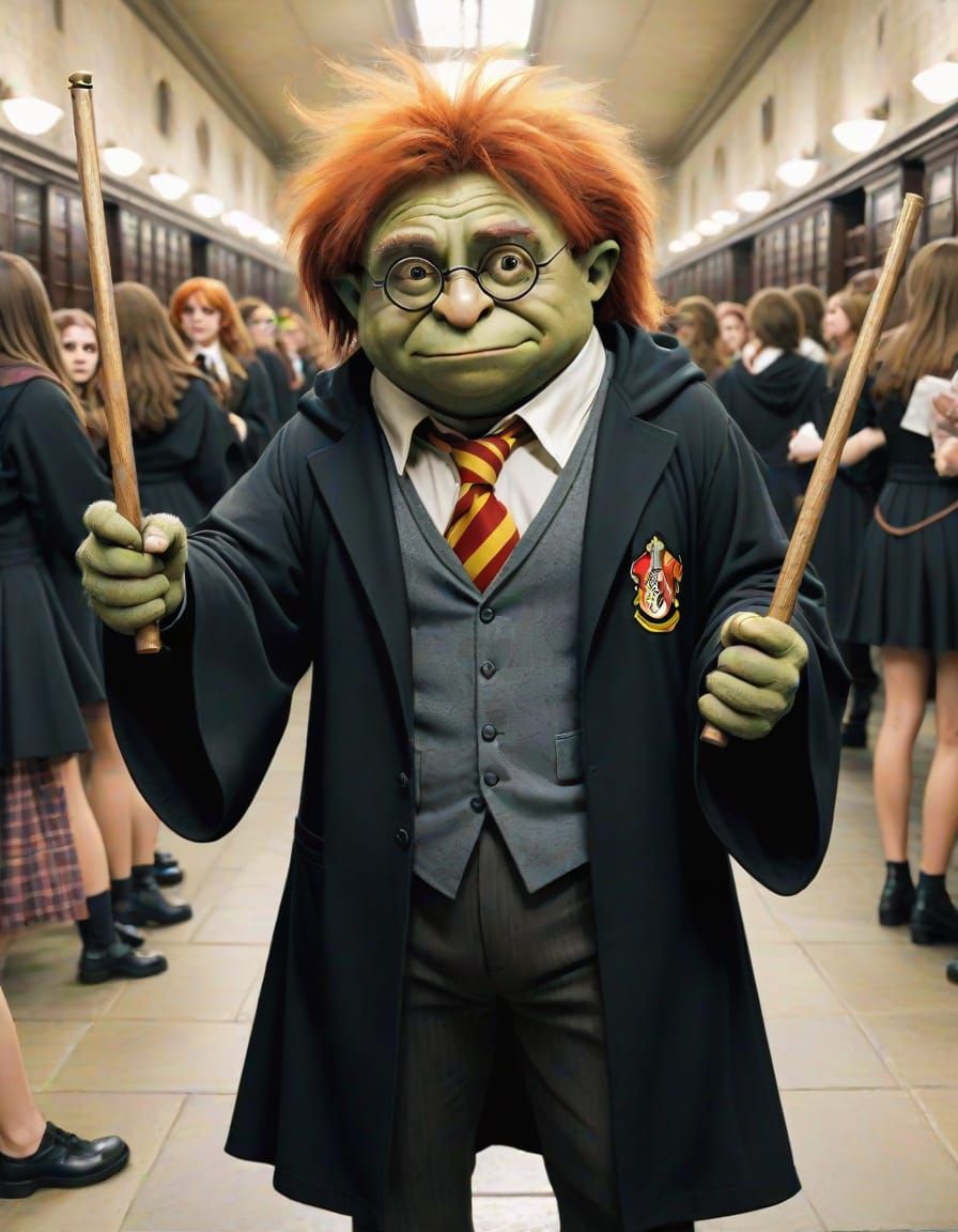 Trolls with Clubs in Bathroom