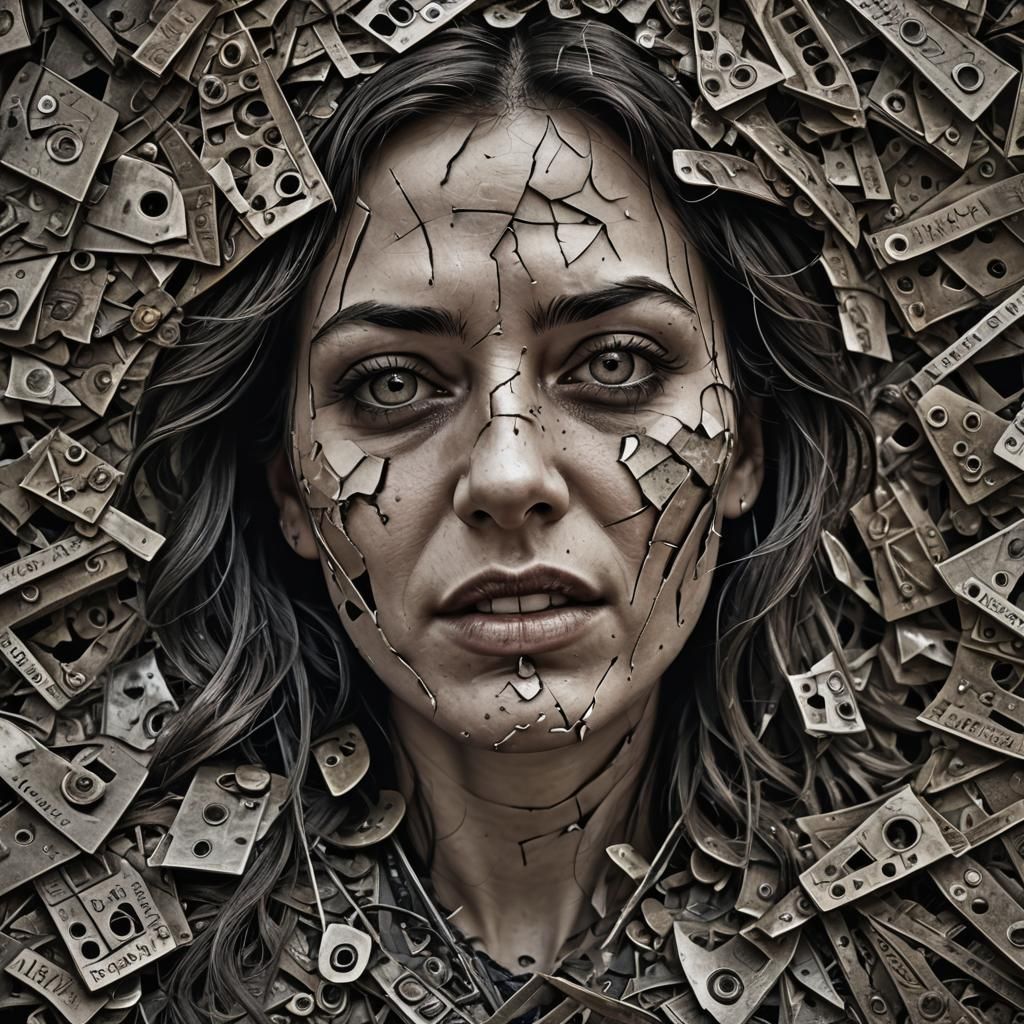 Hyperrealistic Heartbreak in Cinematic Detail