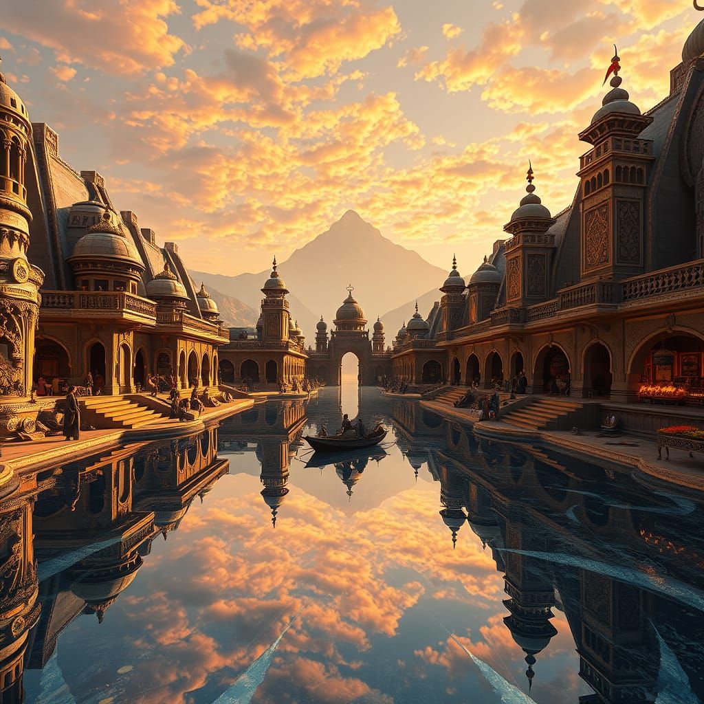 Majestic Caravanserai on Eternity's Möbius Strip