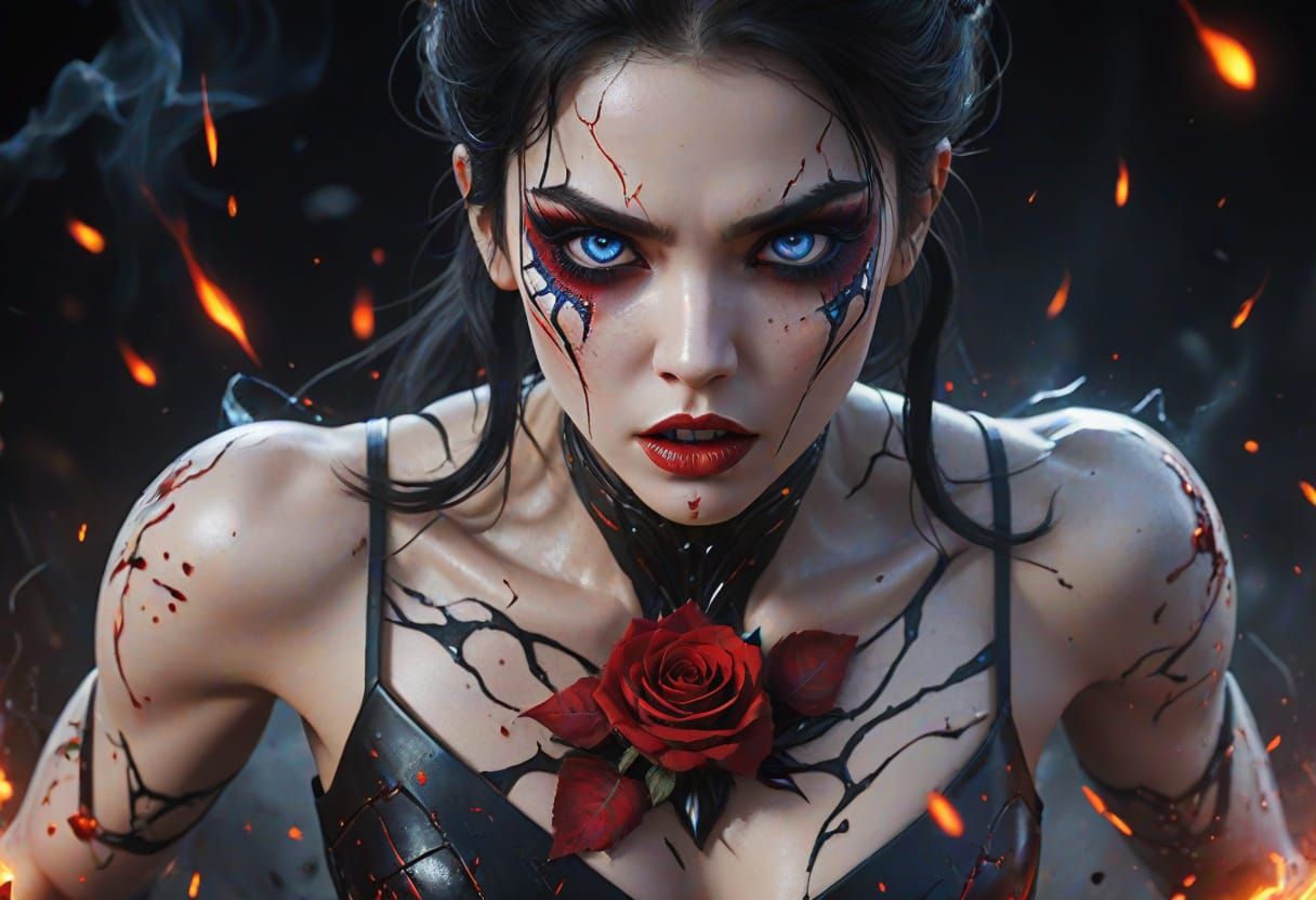 Cosmic Hero in Dimensional Destruction, Fantasy Art