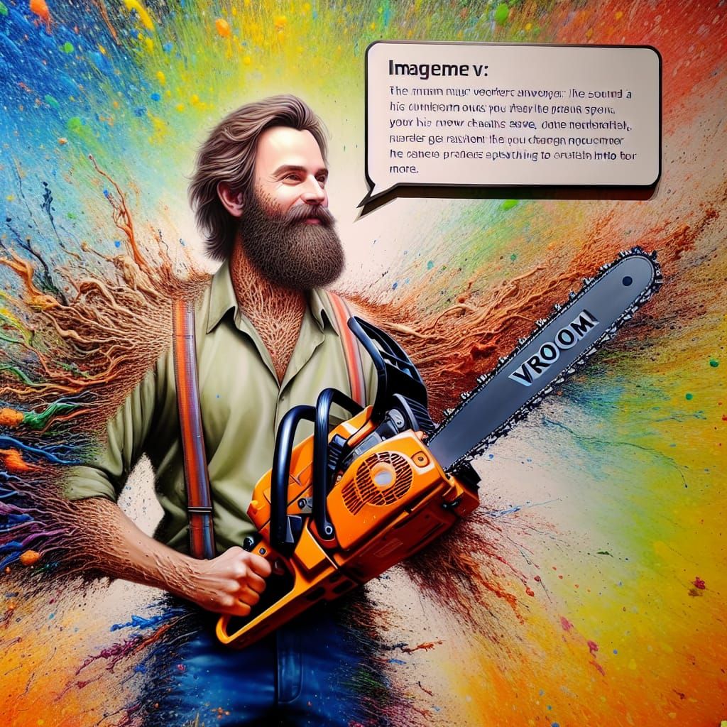 A swedish museum worker has bought his first chainsaw and sa...