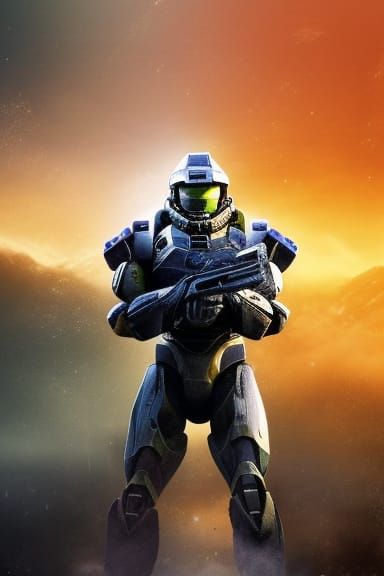 Prime Master Chief AI Image