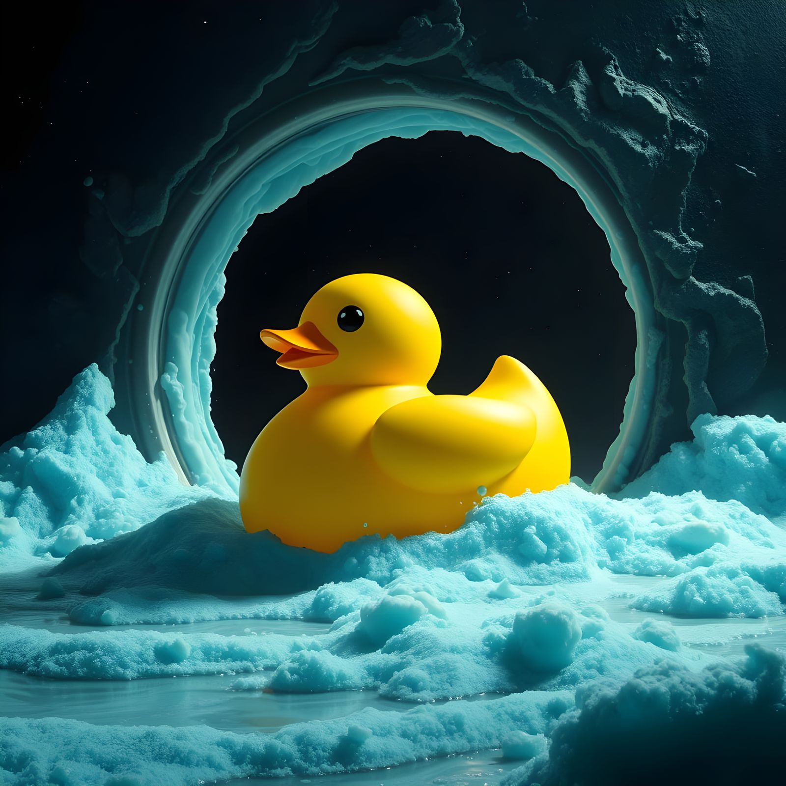 Rubber Duck on an Ice Planet