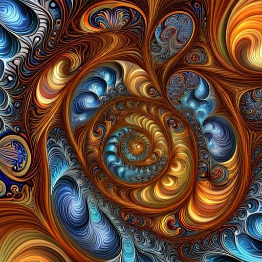 Golden Ratio Nautilus Shell