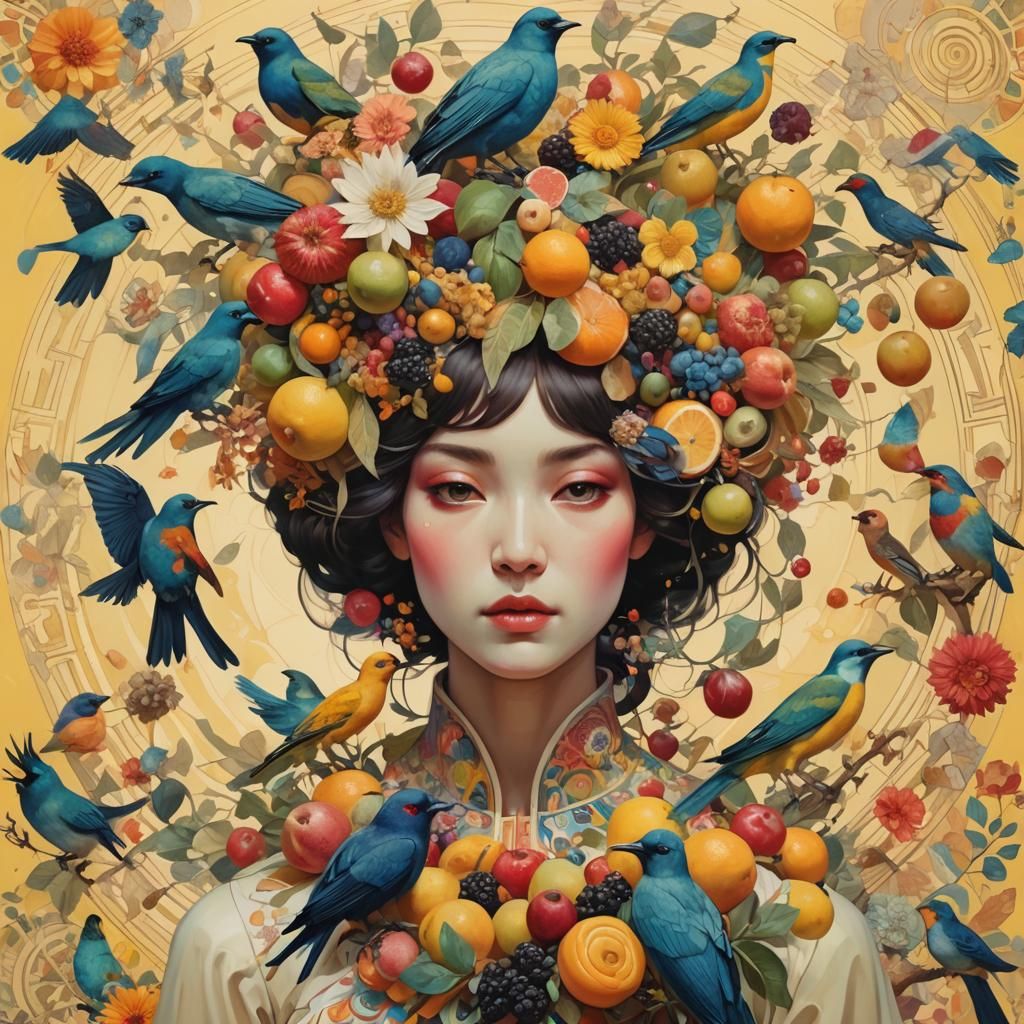 Fruity portrait 2 likes