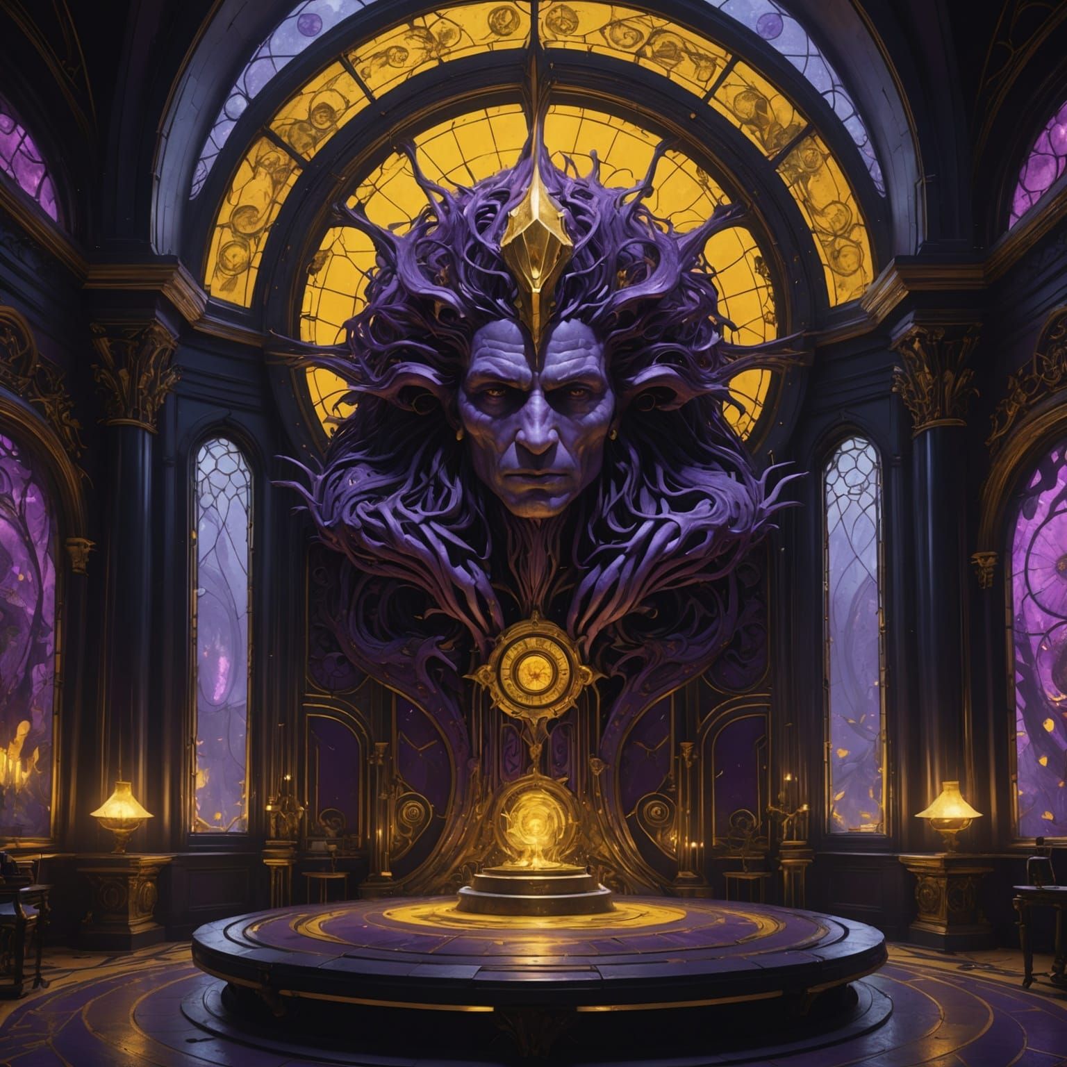 Mad Scientist in Dark Fantasy Style