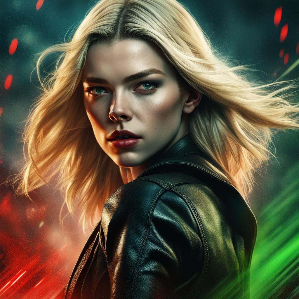 Anya Taylor Joy as Assassin in Dynamic Movie Poster