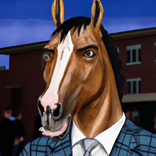 Realistic BoJack Horseman Interpretation