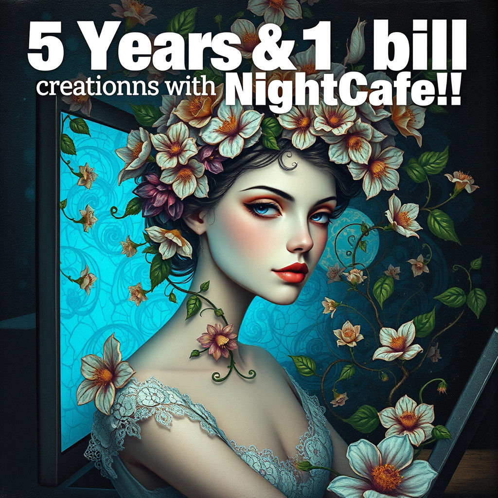 Woman's Imagination Bursts Forth in Klimt-Inspired Digital A...