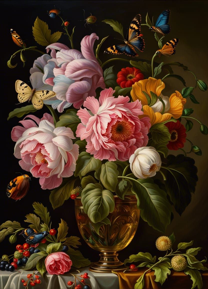 Het Lenteboeket, Balthasar Walscapelle (1671)