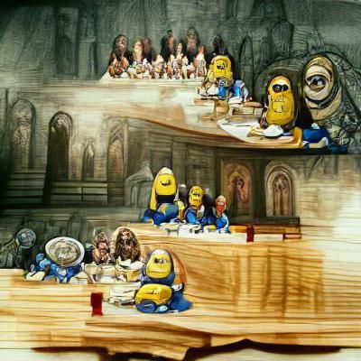 Minions Recreate The Last Supper