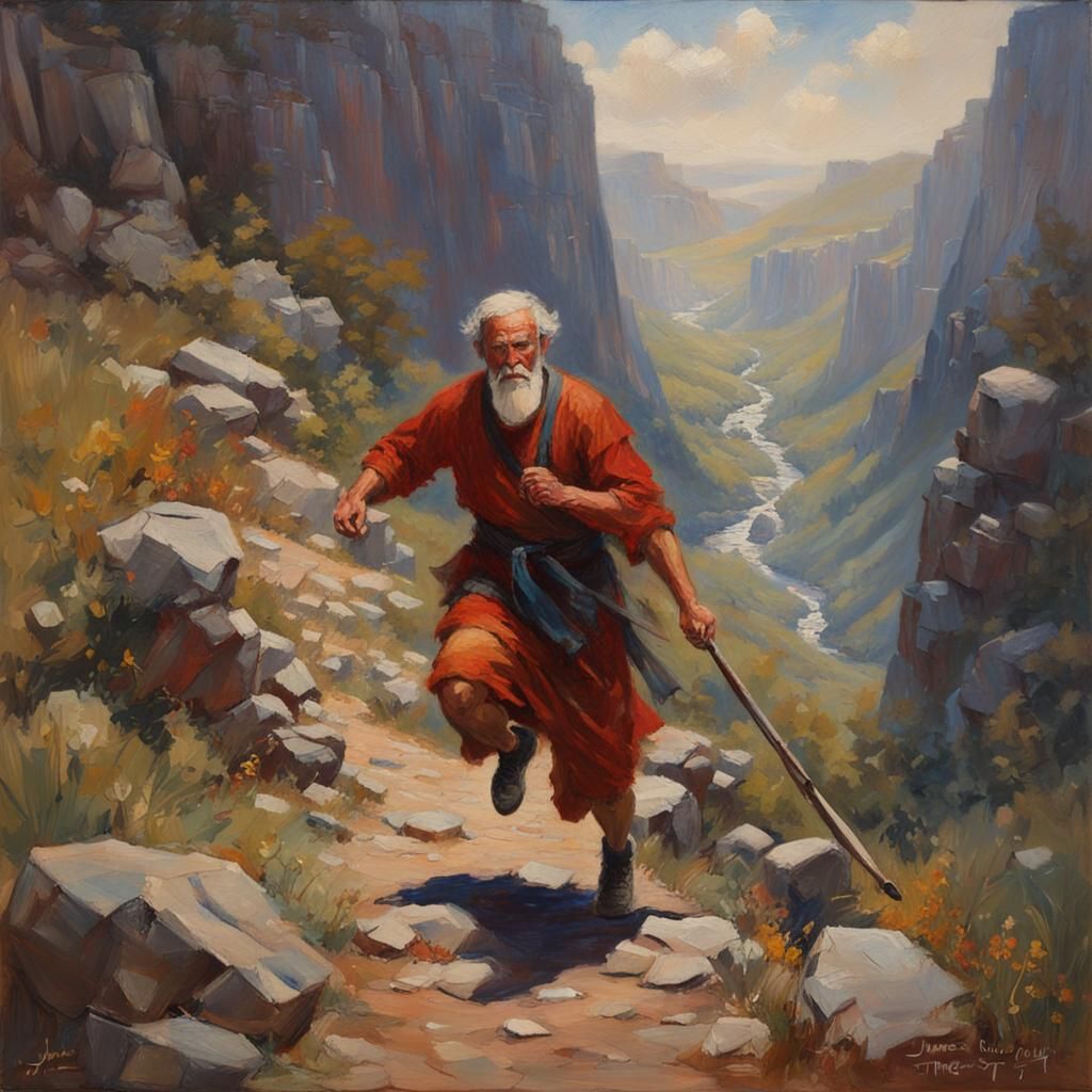 Godliness is Valuable: Oil Painting Inspired by 1 Timothy