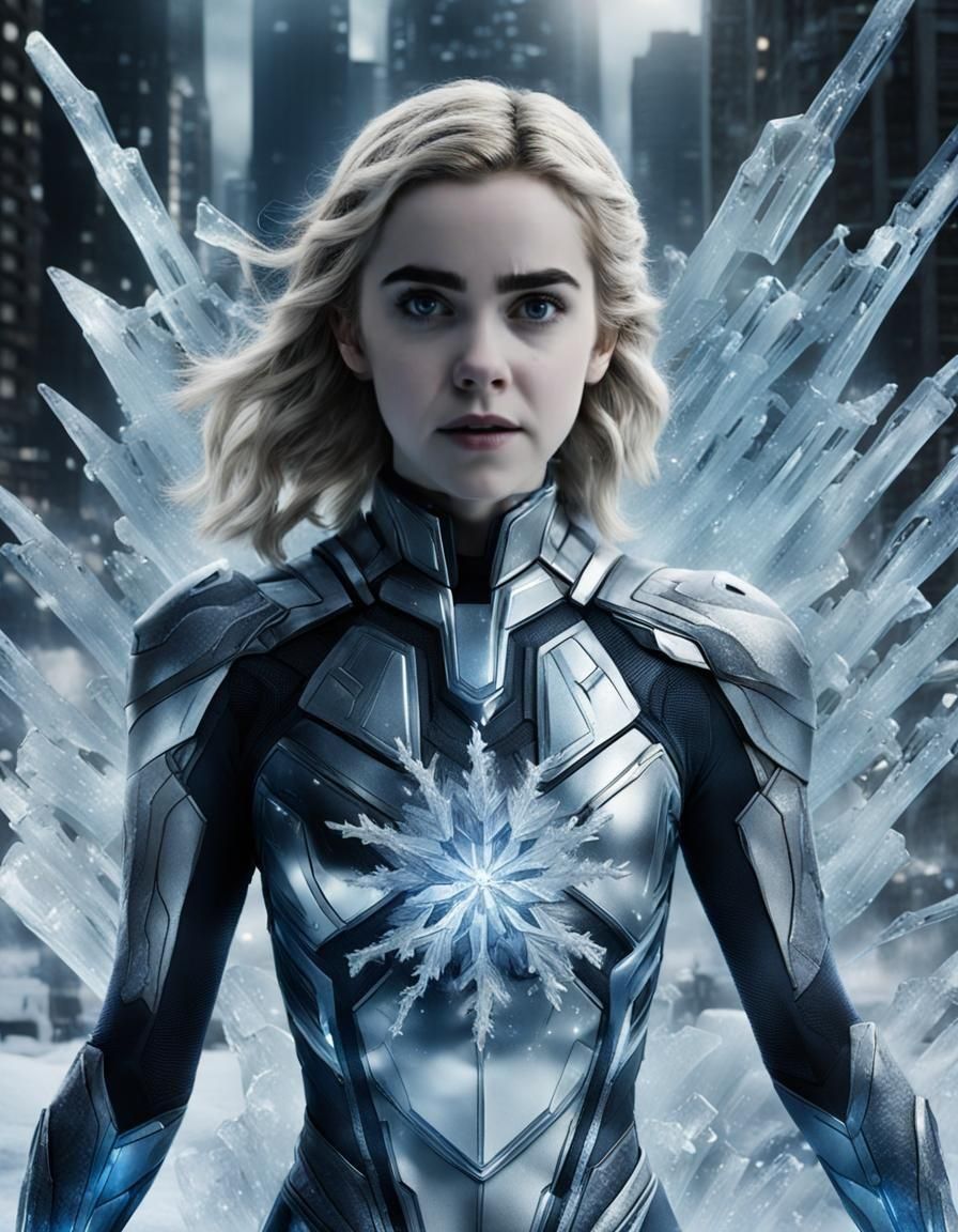Killer Frost Cinematic Portrait: Ice Supervillain