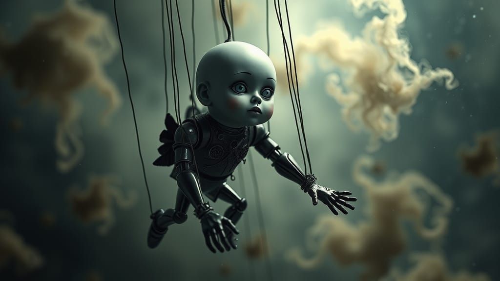 Grotesquecore Marionette in Cosmic Void