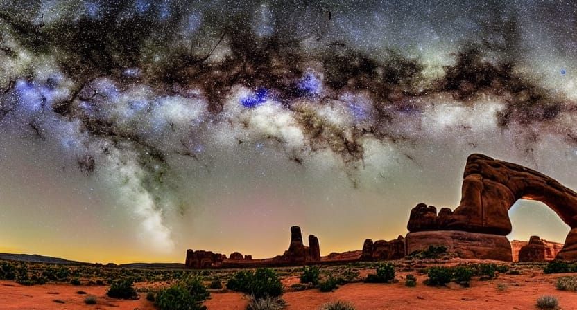 Arches National Park Under the Milky Way