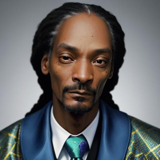 Snoop Dogg Close-Up Professional Portrait