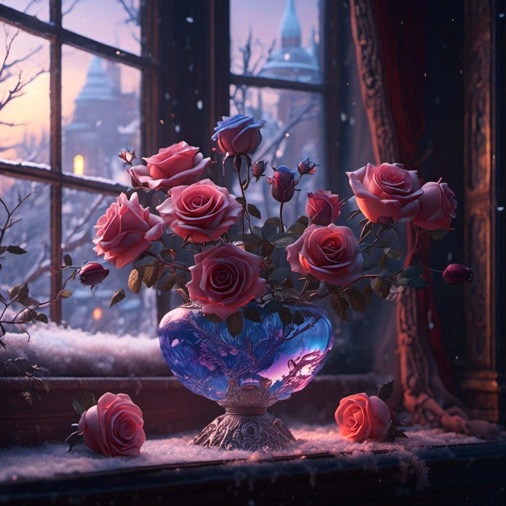 Roses & Snow