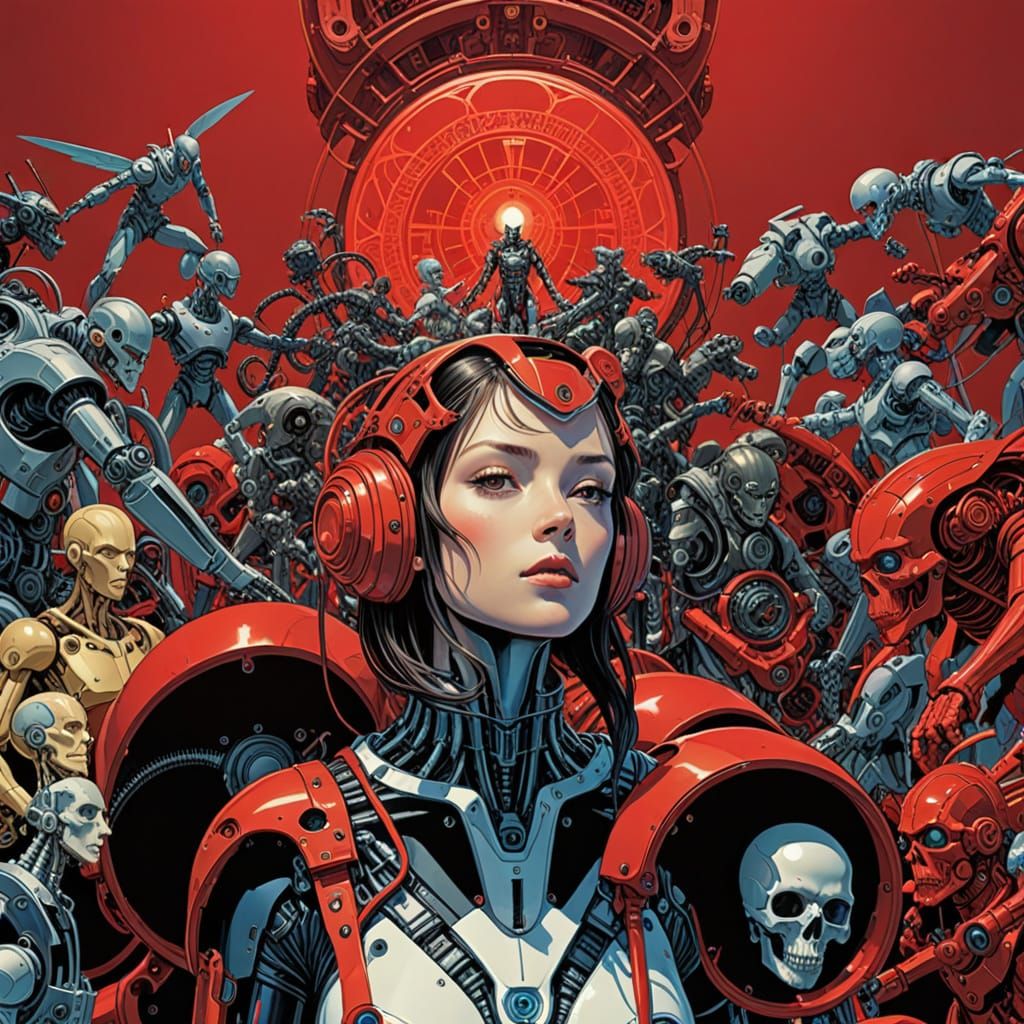 Cyberpunk Uprising Revealed in Dystopian Machines