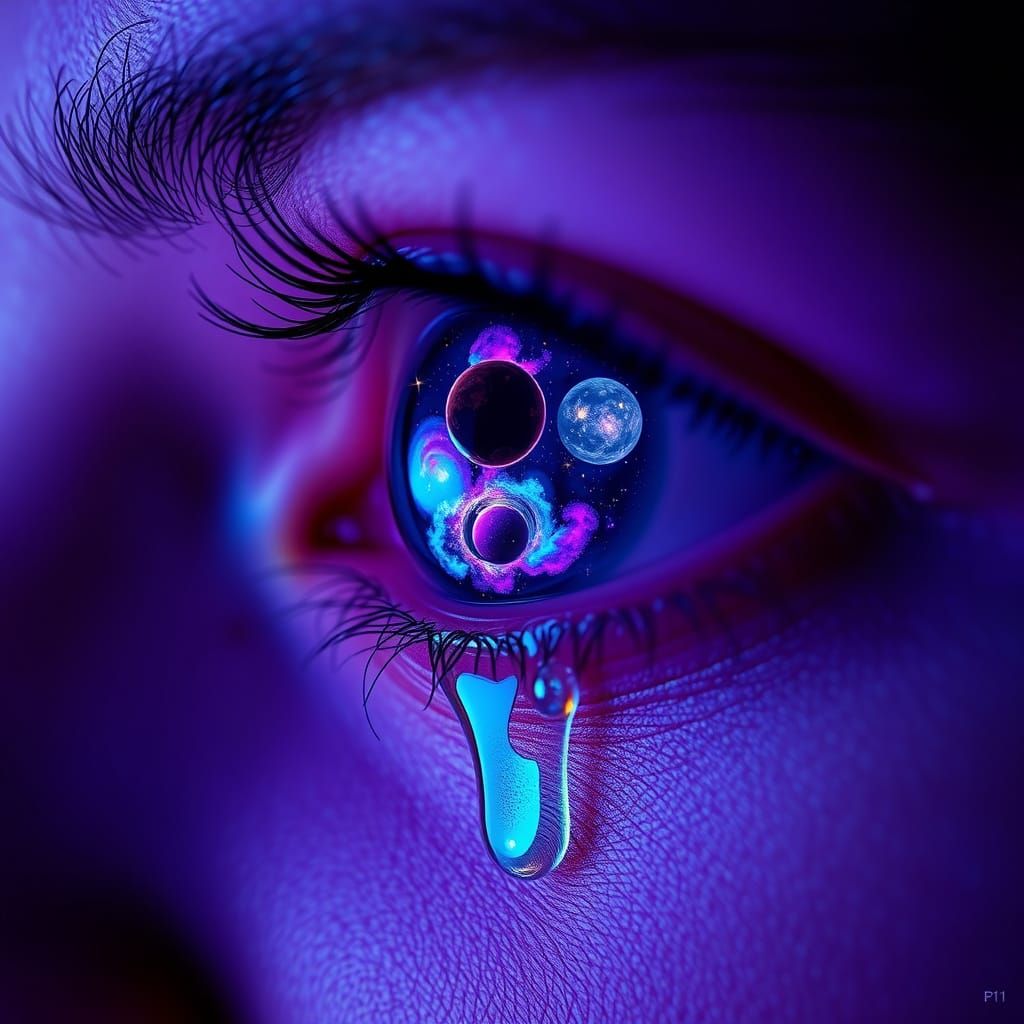 Celestial Tears in Ultraviolet Light